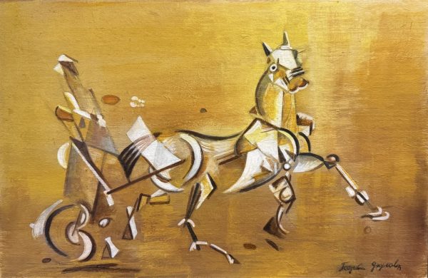 Georgii Bogdanovich YAKULOV (1884-1928)  Le trotteur.