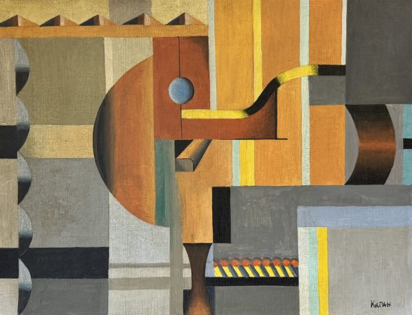 Anna A. Nathanson KAGAN (1902-1974) Attribué à.  Composition géométrique.