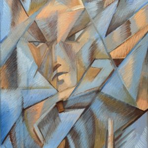 Mikhael LE DANTU (1891-1917), Attribué à.  Composition abstraite.