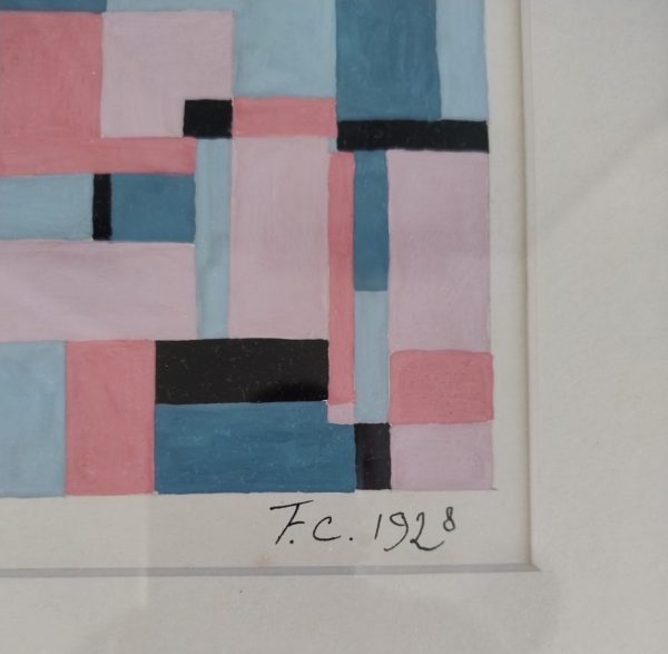 Franciska CLAUSEN (1889-1986)   Composition abstraite. – Image 2