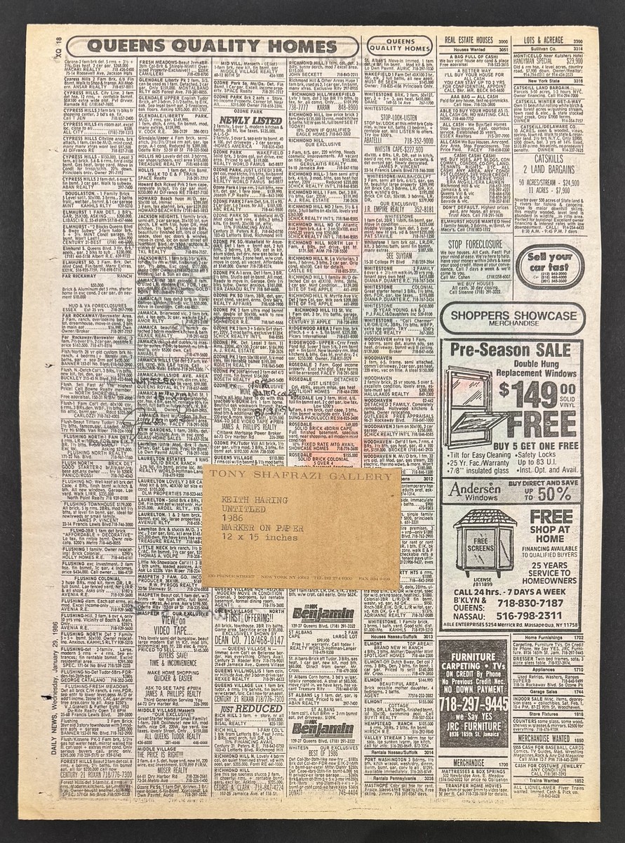 Keith HARING (1958-1990), Attribué à. Sans titre , 1986. - Image 2