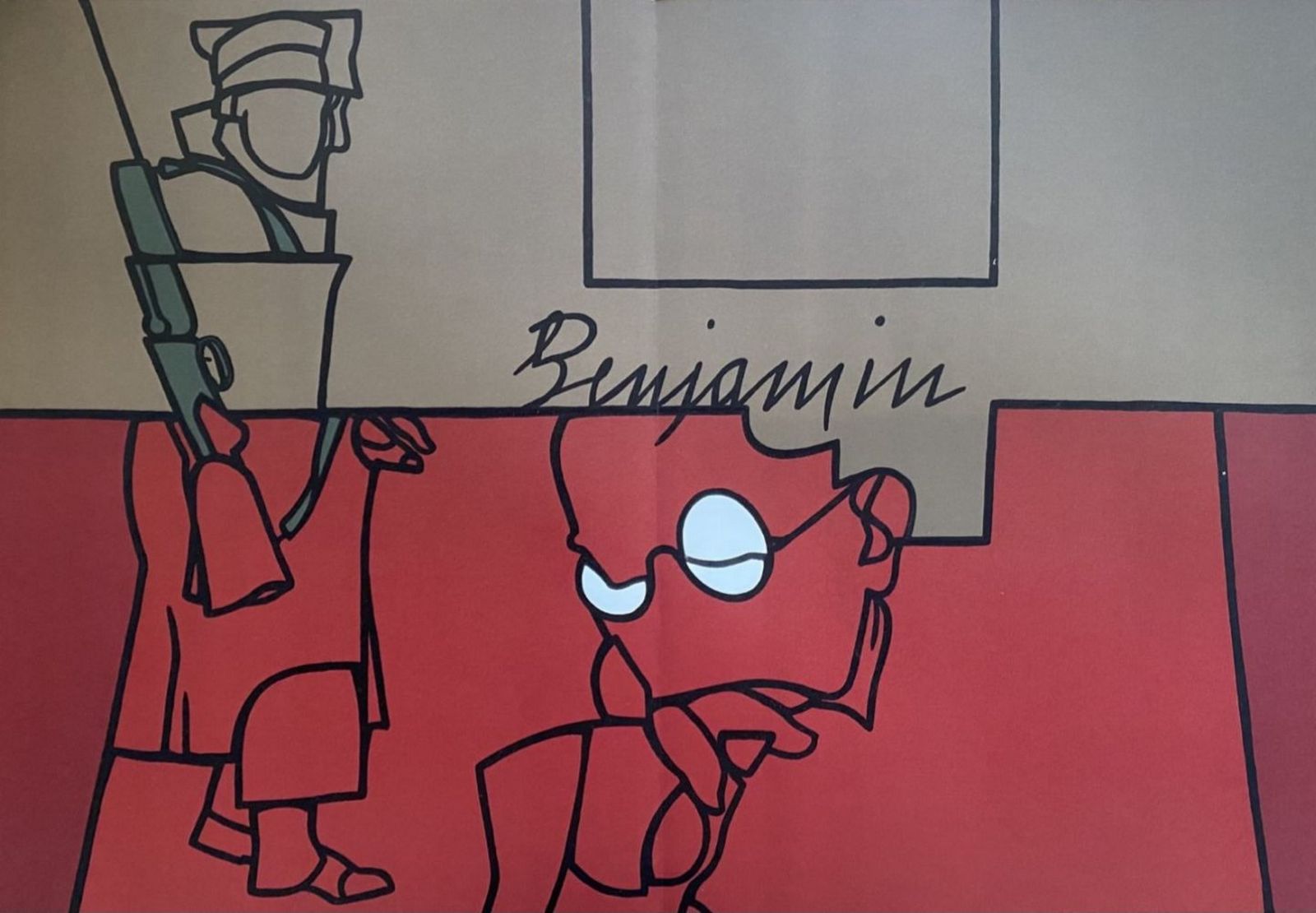 Valerio ADAMI (Né en 1935) - Benjamin, 1973