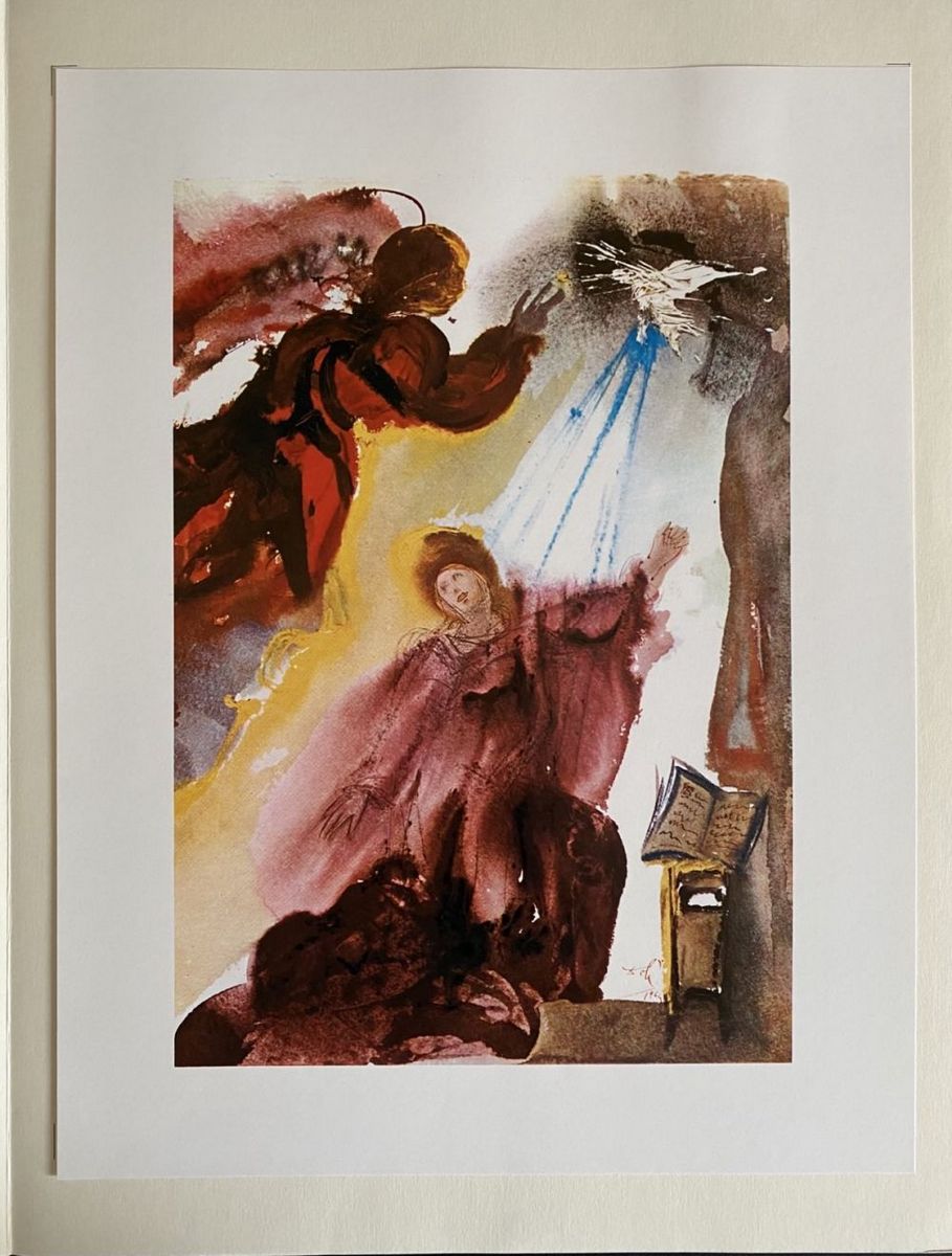 Salvador DALI (1904-1989), D'Après, (after) - The Annunciation to Mary (Luke 1:30-31), 1985 - Image 2