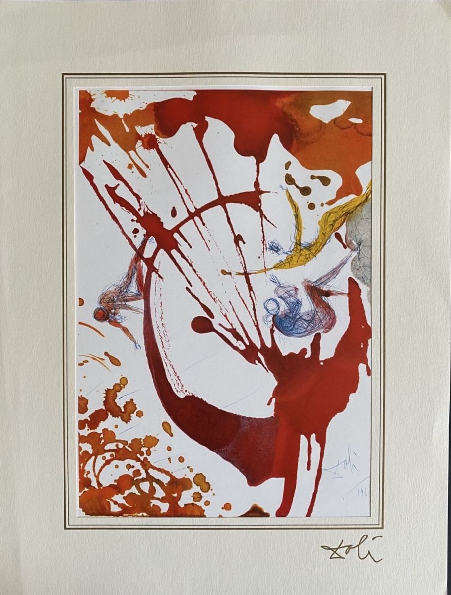 Salvador DALI (1904-1989), D'Après, (after) - The creation of man (Genesis 1:27), 1985