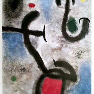 Joan MIRO (1893-1983), D'Après (after) - Femme et oiseau 1964