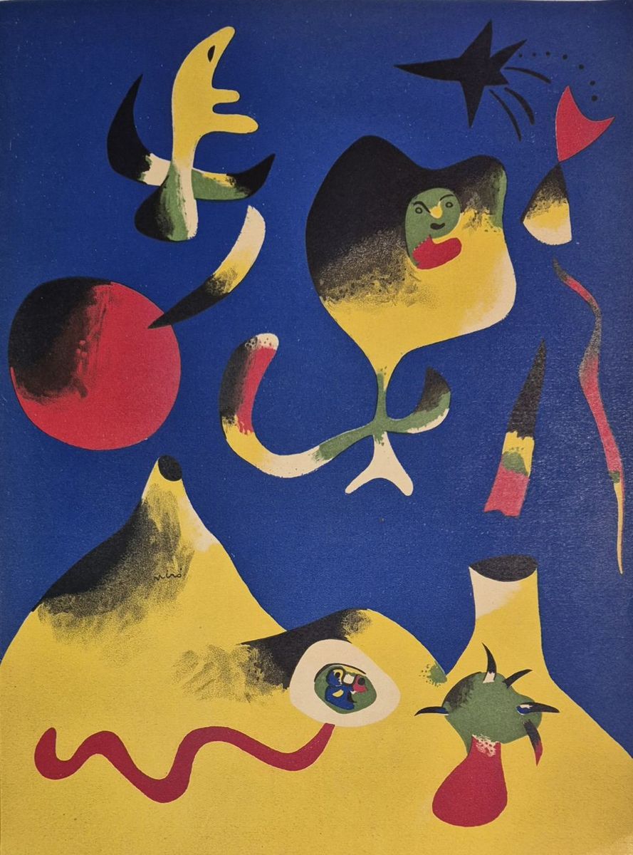 Joan MIRO (1893-1983), D'Après (after) - L'air (Air), 1937