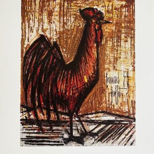 Bernard BUFFET (1928-1999) , D'Après (after)  - Le coq, 1966