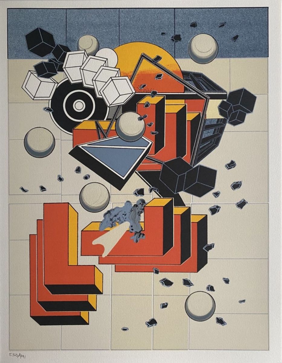 Alain LE YAOUANC (Né en 1940) - Le metier de bâtisseur I, 1978