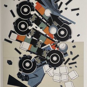 Alain LE YAOUANC (Né en 1940) - Le metier de bâtisseur III, 1978