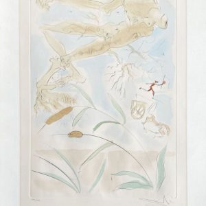 Salvador DALI (1904-1989)- Le Chêne et le Roseau, 1974