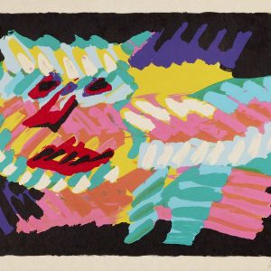 Karel APPEL (1921-2006) - Pink Cat, 1978.