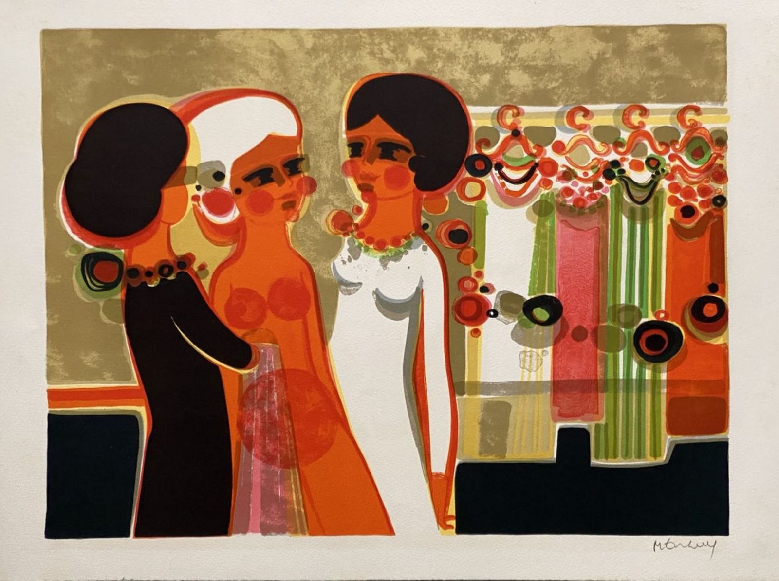 Frédéric MENGUY (1927-2007) - L'habillage, 1975