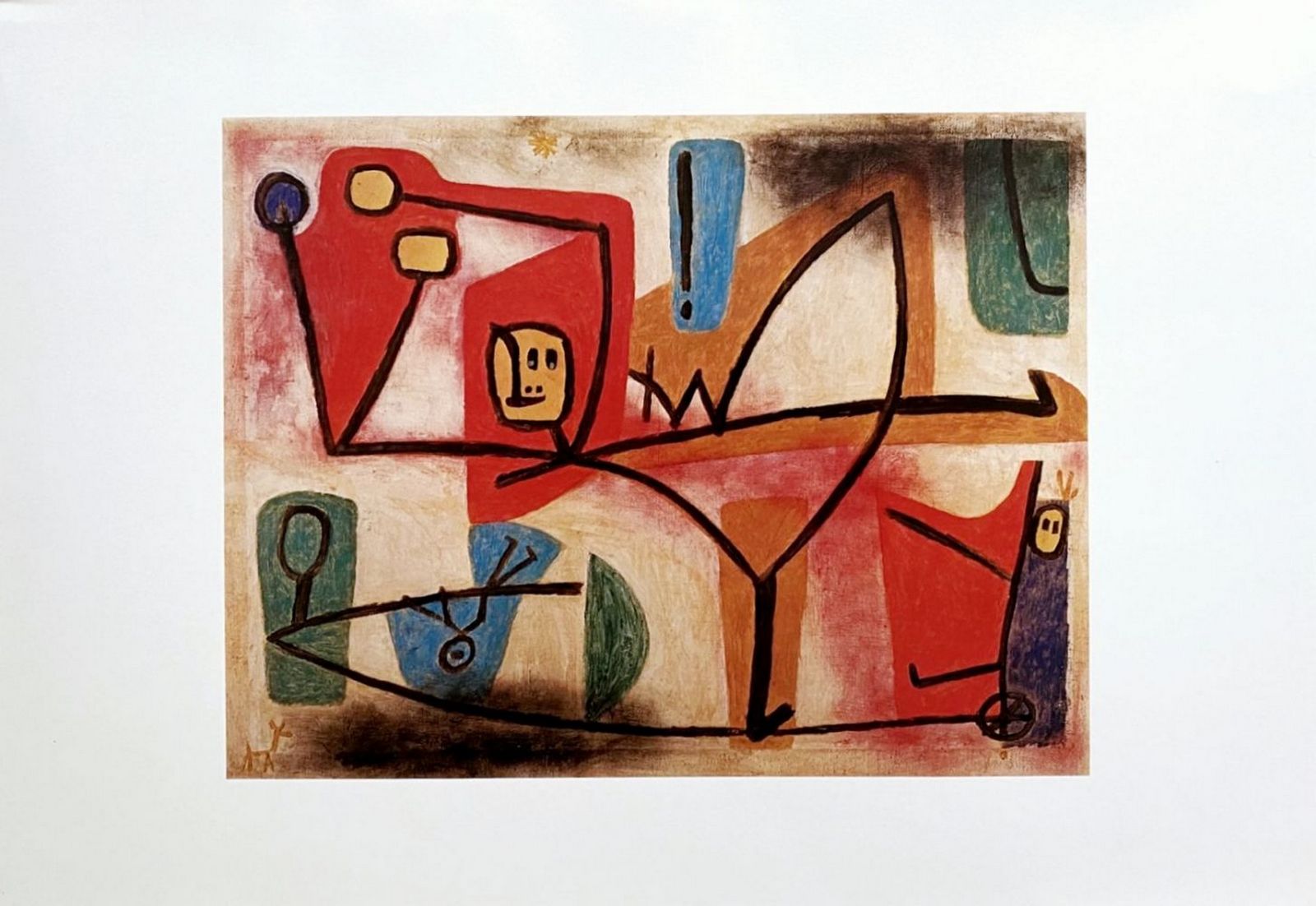 Paul LKEE(1879-1940), D'Après (after) - Übermut, 1976.