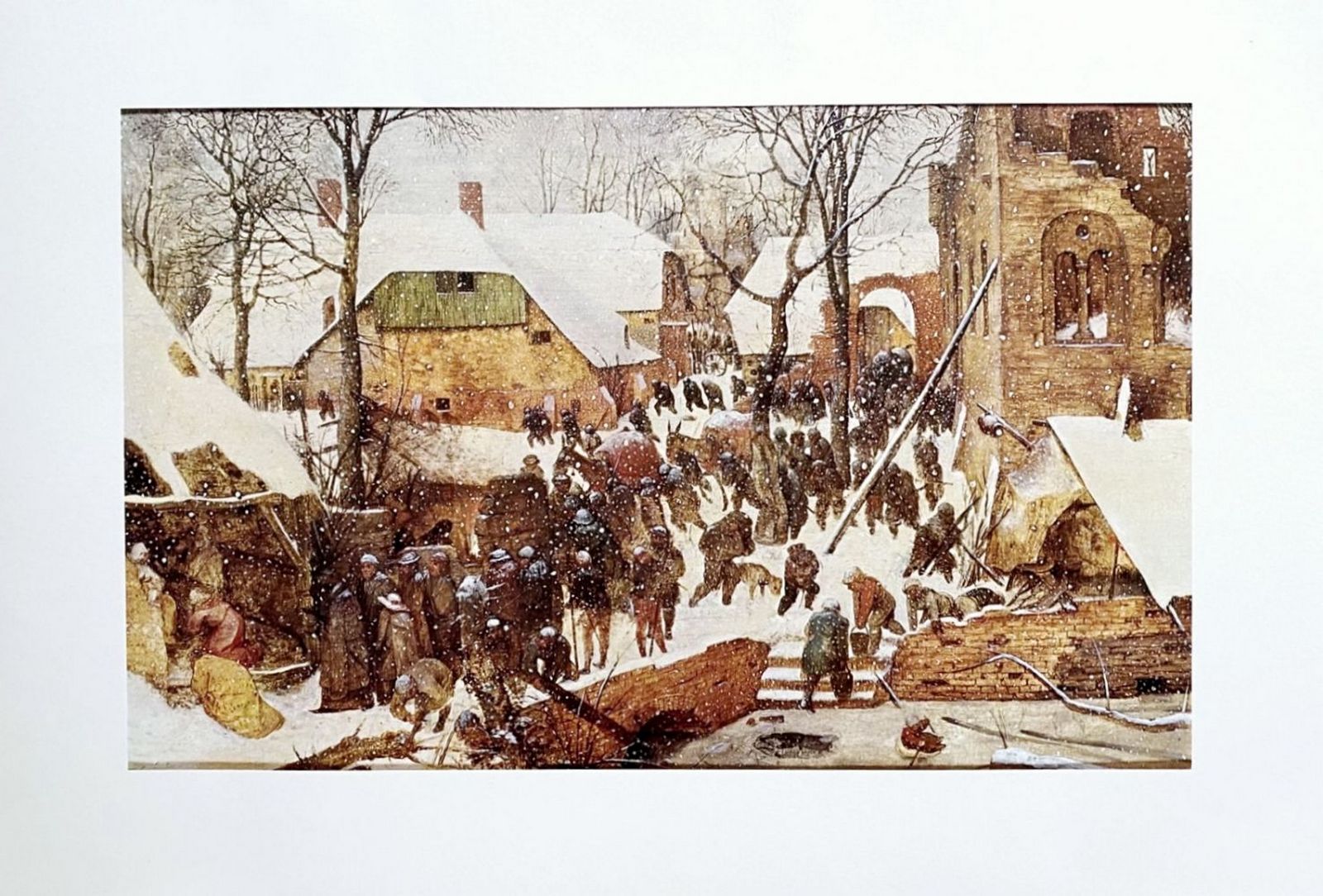 Pieter BRUEGEL L'ANCIEN, D'Après (after) - Die Anbetung der Könige im Schnee, 1976