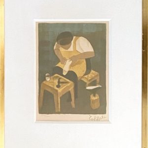 Louis TOFFOLI (1907-1999) - Le cordonnier, 1972.