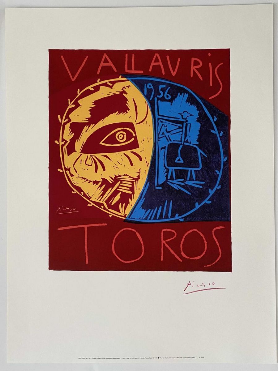 Pablo PICASSO (1881-1973),D'Après (after) - Toros en Vallauris, 1959