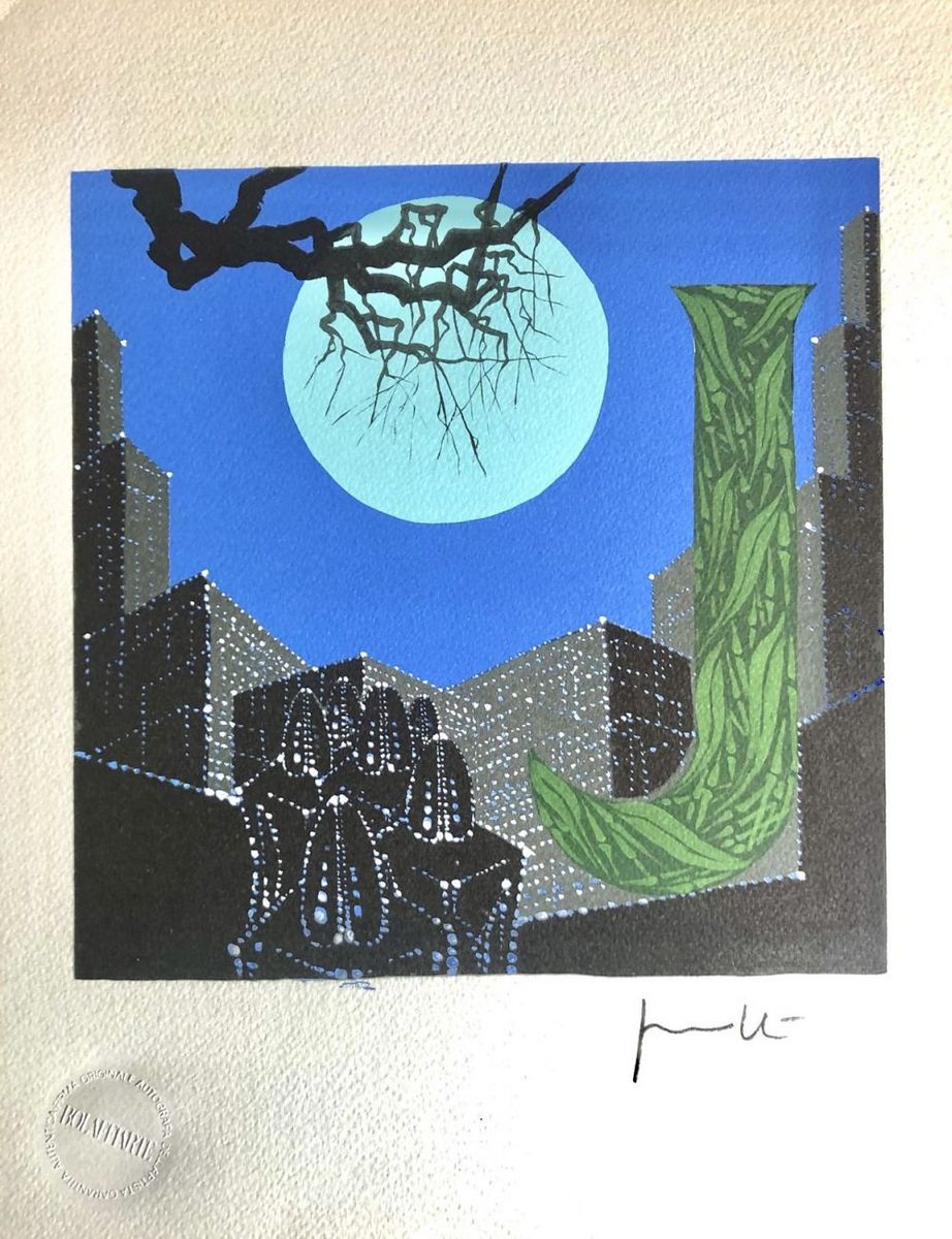 Cesare PEVERELLI (1922-2000) - Lettre J, 1972