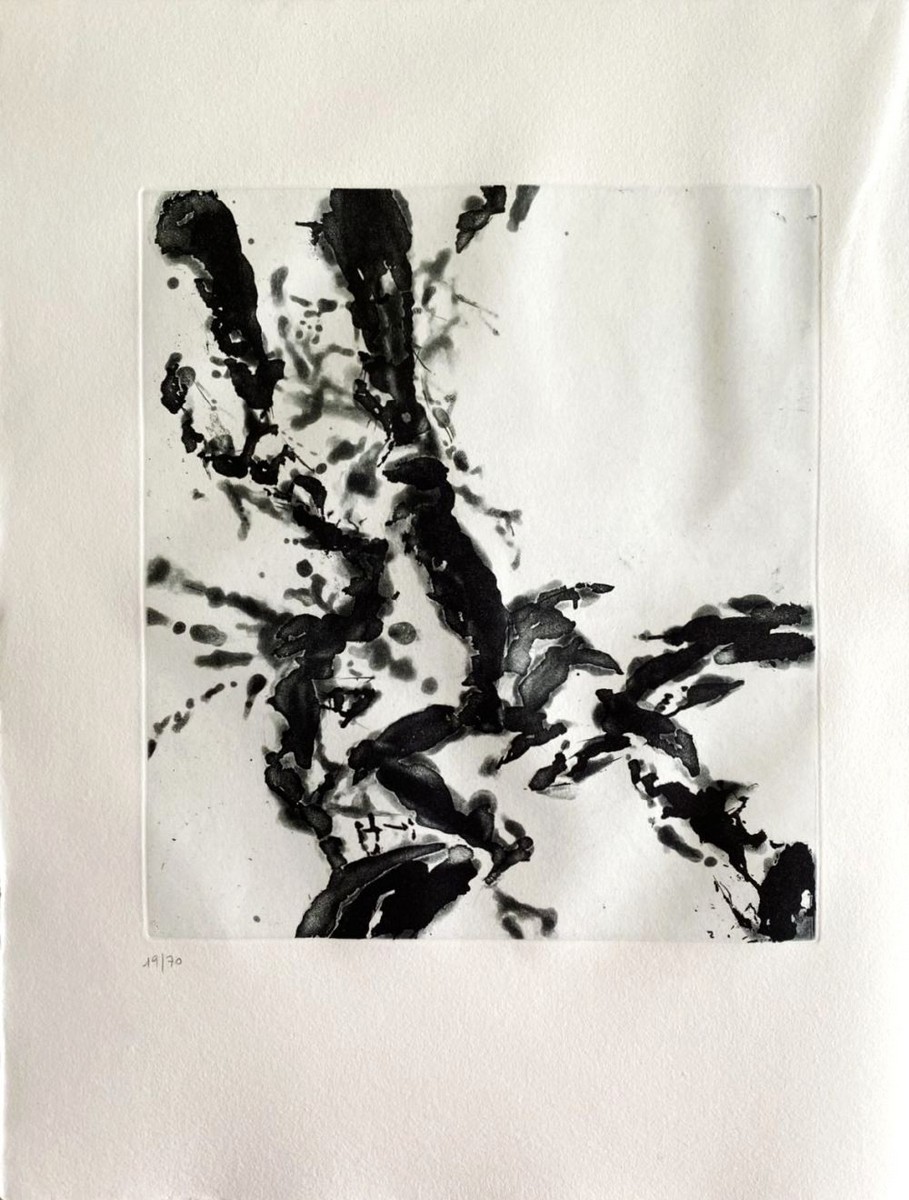 ZAO WOU-KI (1921-2013) - L'évidence de la nuit II, 1991.