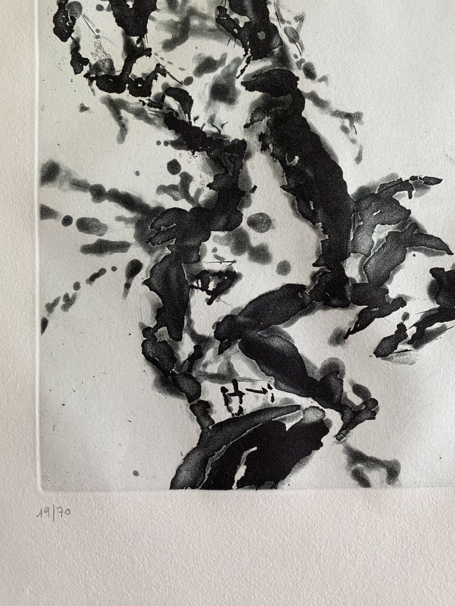 ZAO WOU-KI (1921-2013) - L'évidence de la nuit II, 1991. – Image 2