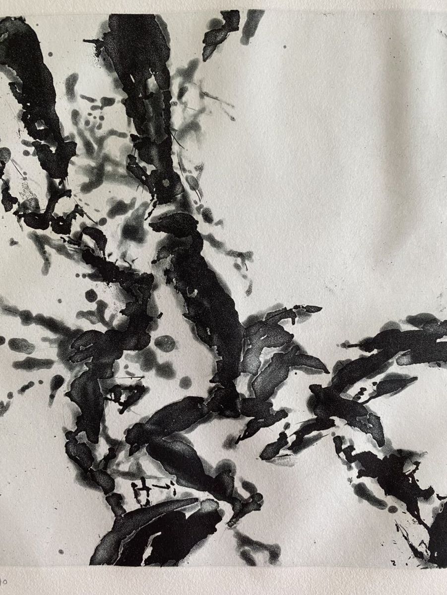 ZAO WOU-KI (1921-2013) - L'évidence de la nuit II, 1991. – Image 3