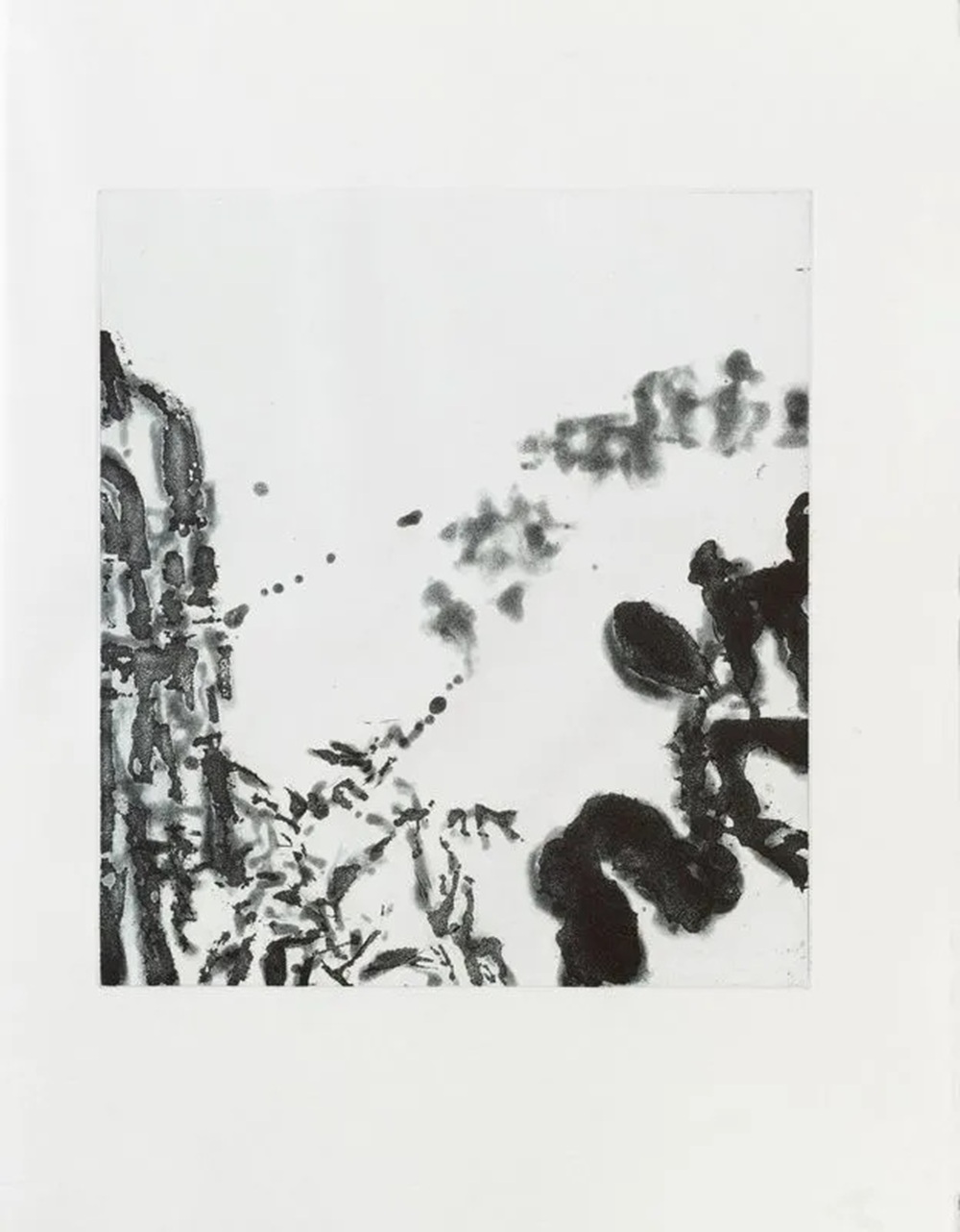 ZAO WOU-KI (1921-2013) - L'évidence de la nuit IV, 1991.