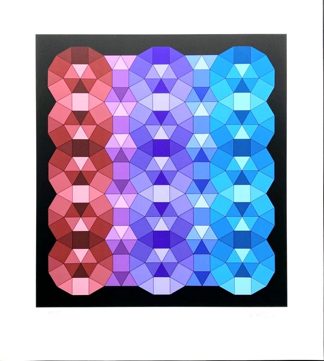 Victor VASARELY (1906-1997)- YKA, 1989.
