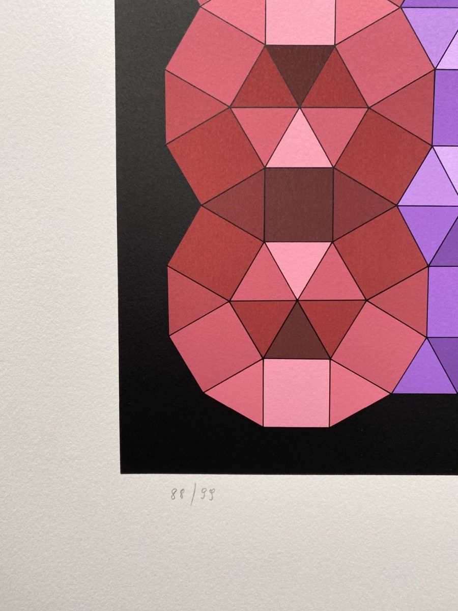 Victor VASARELY (1906-1997)- YKA, 1989. - Image 2