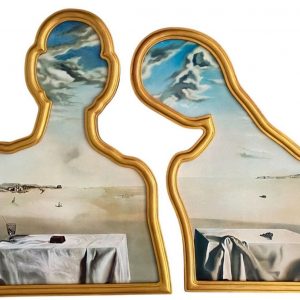 Salvador DALI (1904-1989), D'Après, (after) - Couple aux têtes pleines de nuages.