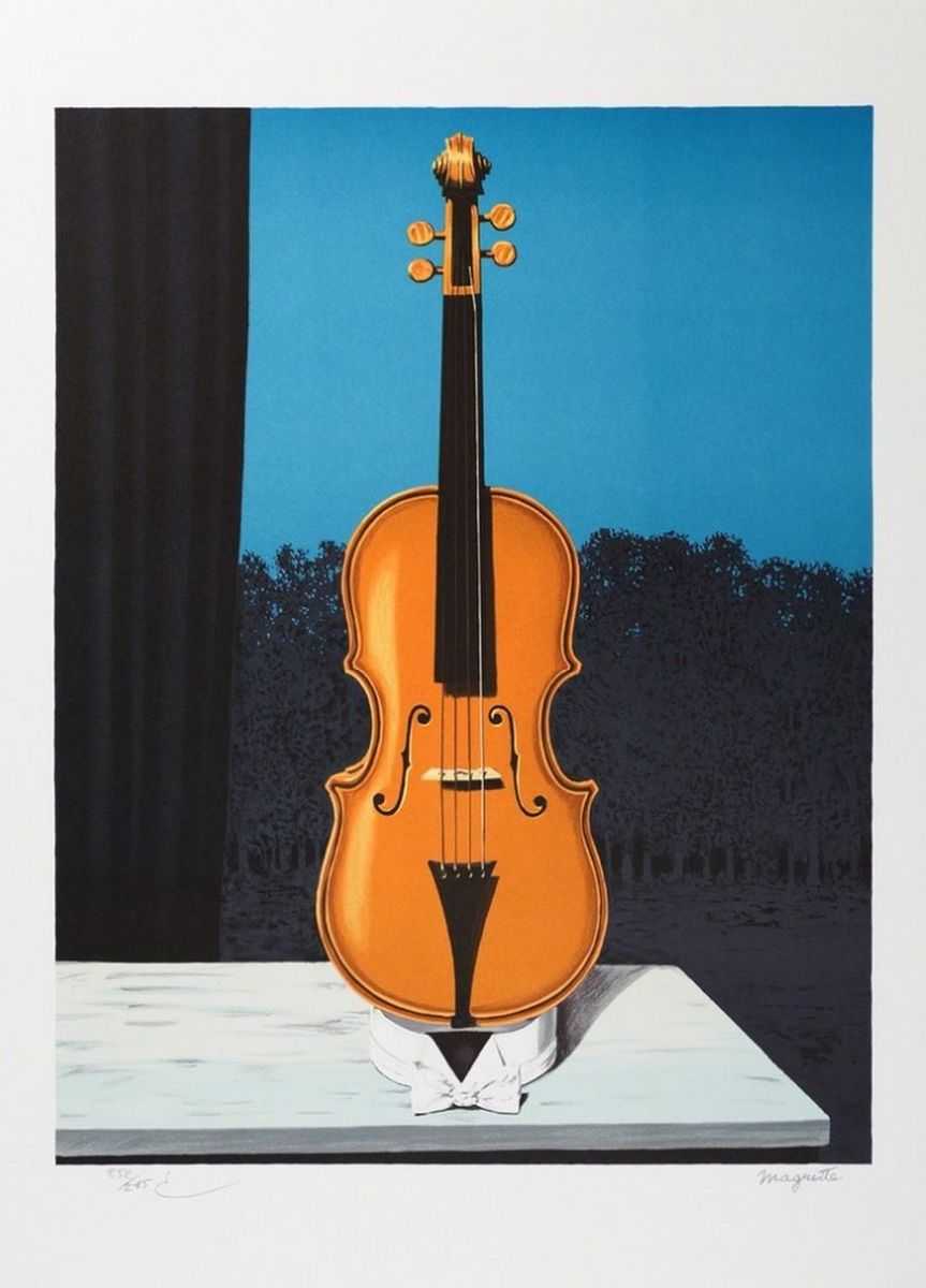 René MAGRITTE (1898-1967) - Un peu de l'âme des bandits MM (A little of the outlaws' souls).