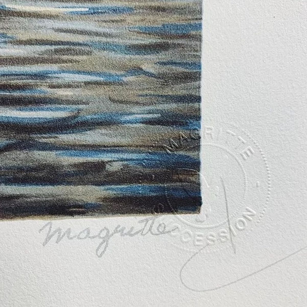 René MAGRITTE (1898-1967)- L'Art de la Conversation MM (The Art of Conversation). – Image 2