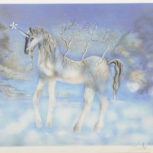 Salvador DALI (1904-1989)La licorne bleue.