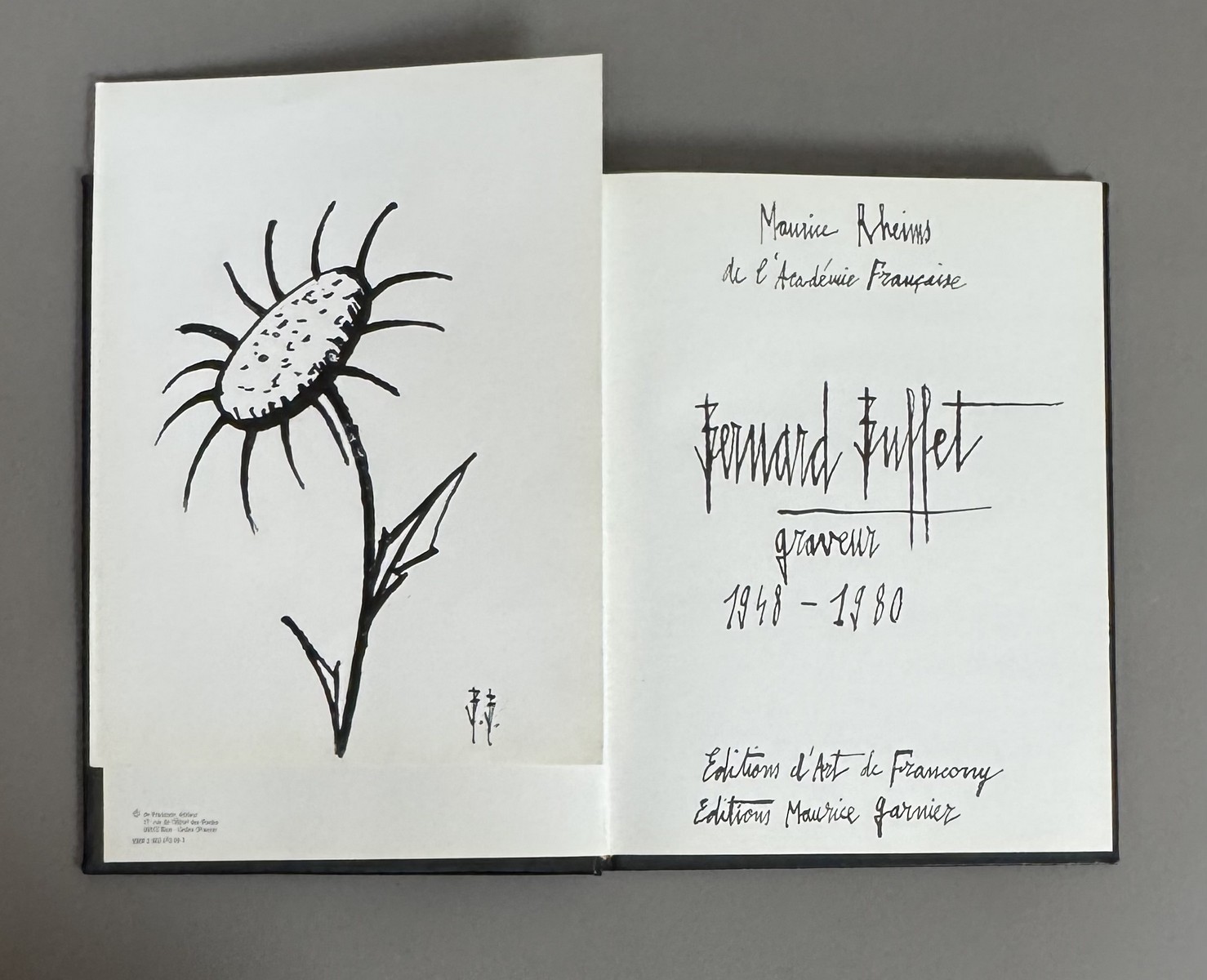 Bernard BUFFET (1928-1999) « Tournesol ». Circa 1980. – Image 2