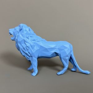 Richard ORLINSKI (né en 1966)  Lion Mat Blue.