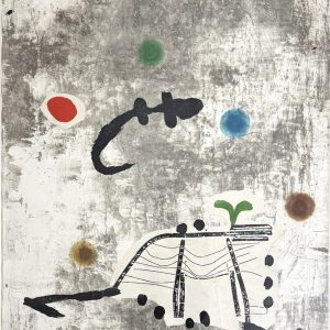 Joan MIRÓ (1893–1983)  « Personatge I Estels II » 1979.