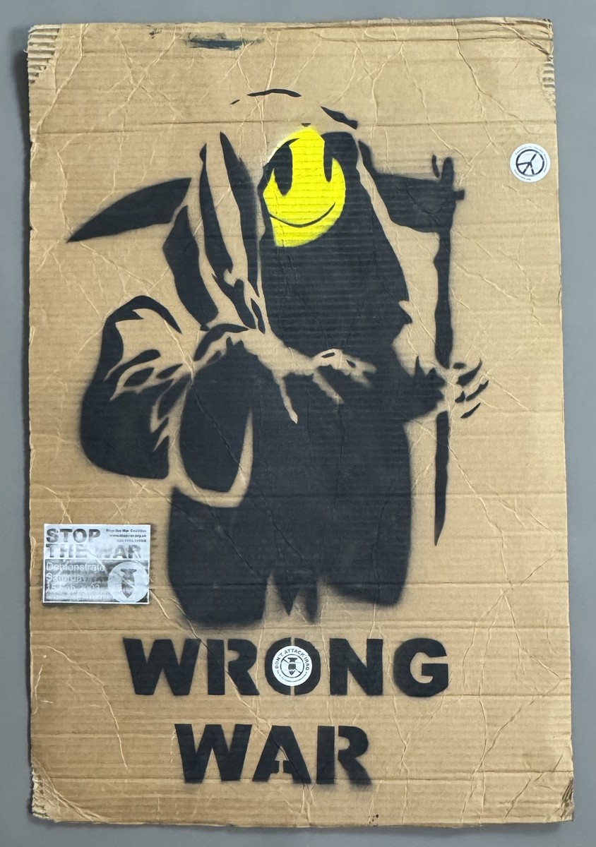 BANKSY (Né en 1974), ), d’après. Grim Reaper, Wrong War , 2003.