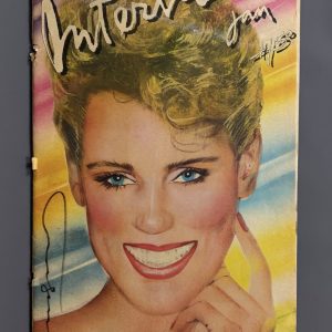 Andy WARHOL (1928-1987) Attr.  Magazine INTERVIEW 1979. Magazine créé par Andy WARHOL en 1969. Couverture : Linda HUTTON . Porte une signature au feutre en couverture Attribué à Andy Warhol. En l’état.