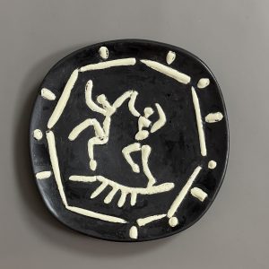 Pablo PICASSO (1881-1973)  « Deux danseurs ». 1956.